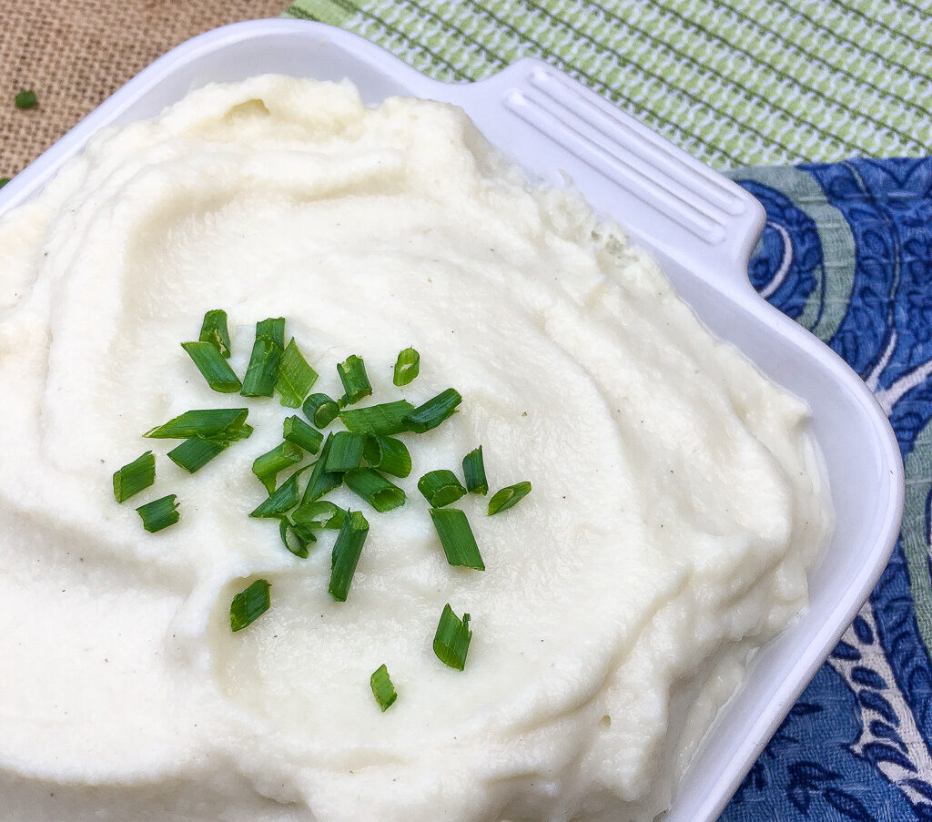 Vegan Cauliflower Mashed "Potatoes"