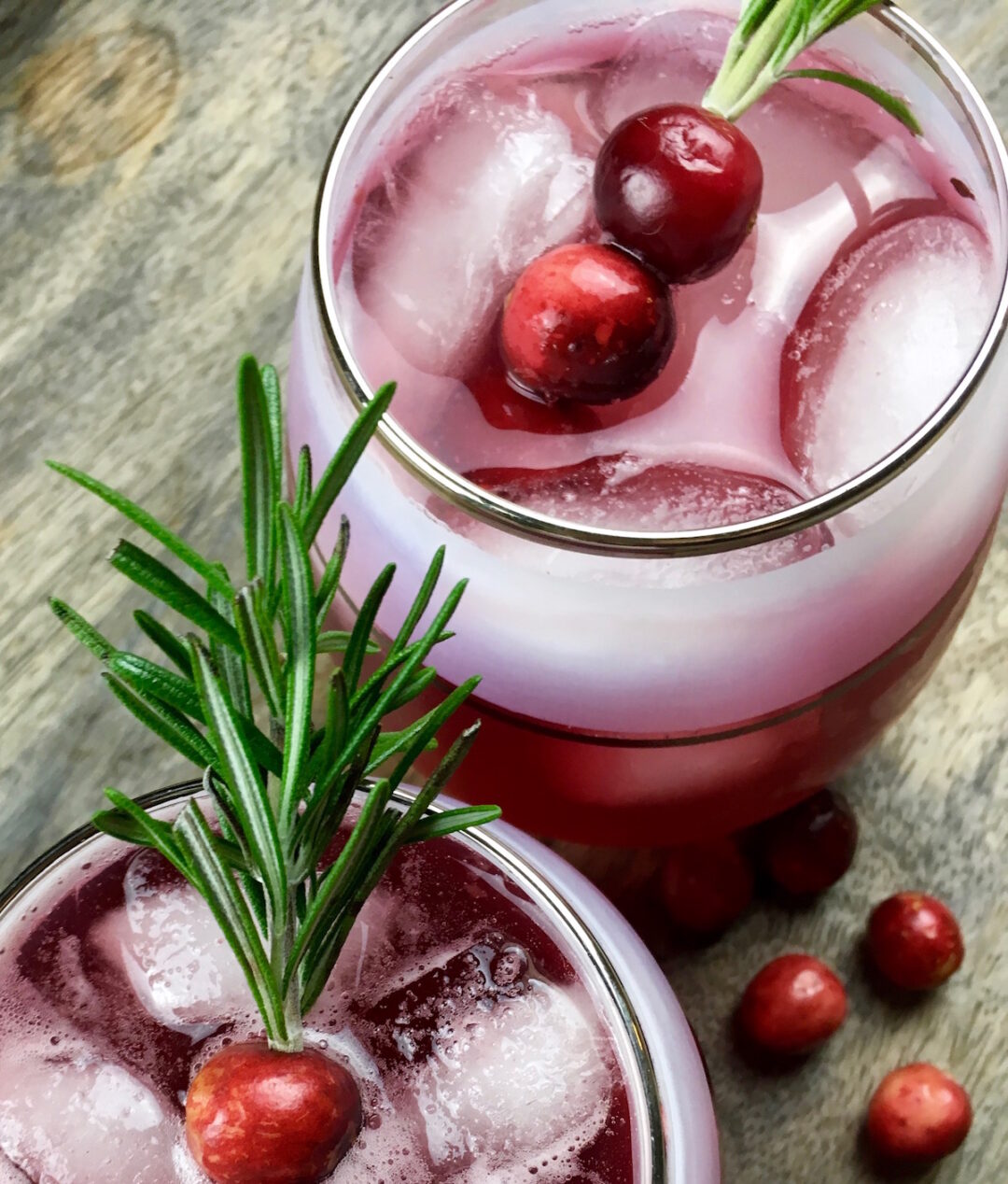 Cinnamon and Cumin Infused Cranberry Spritzer