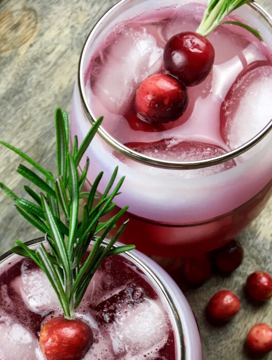 Cinnamon and Cumin Infused Cranberry Spritzer