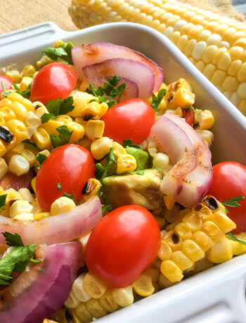 Grilled Corn & Cherry Tomato Salad