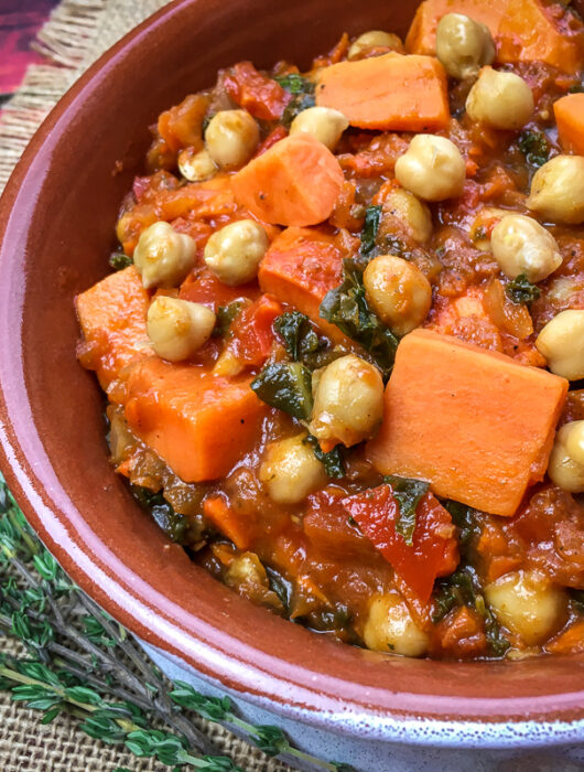 Spicy Moroccan-Inspired Chickpea Stew