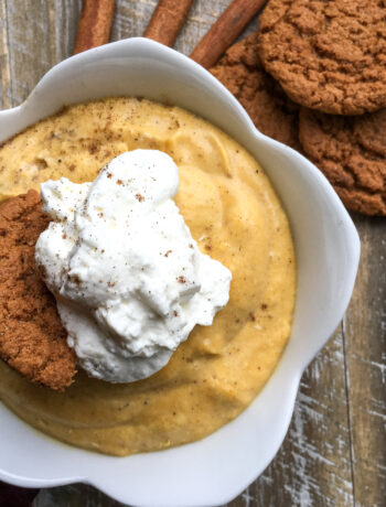 Creamy Pumpkin Mousse with Maple Whipped Cream