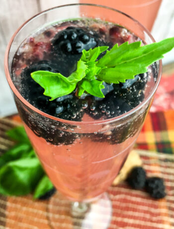 Blackberry Basil Cocktail