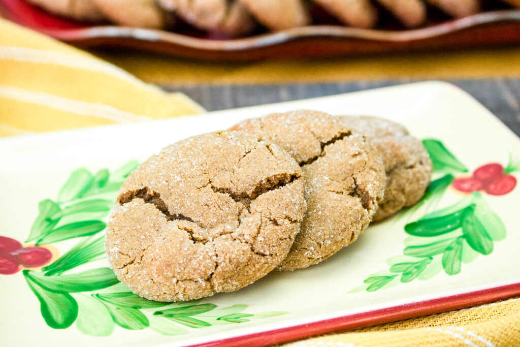 Vegetarian Gingersnap Cookies