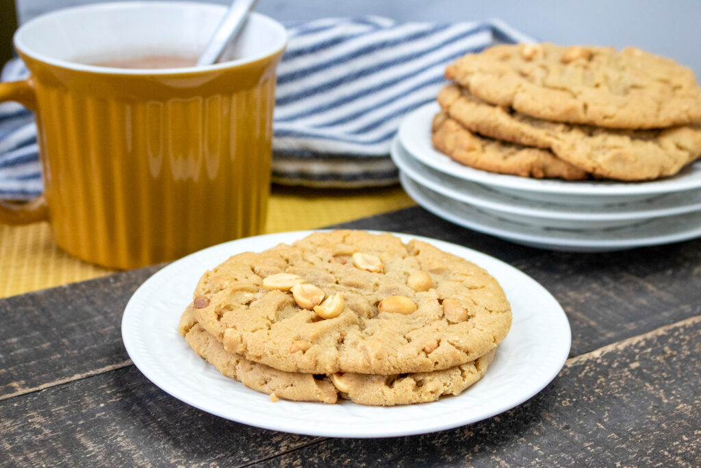 Vegetarian Chunky Peanut Butter Cookies