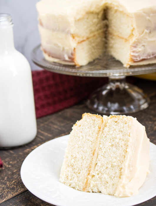 White Layer Cake From Scratch