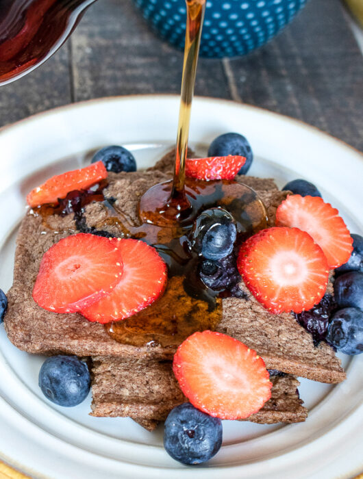 Sheet Pan Blueberry Pancakes