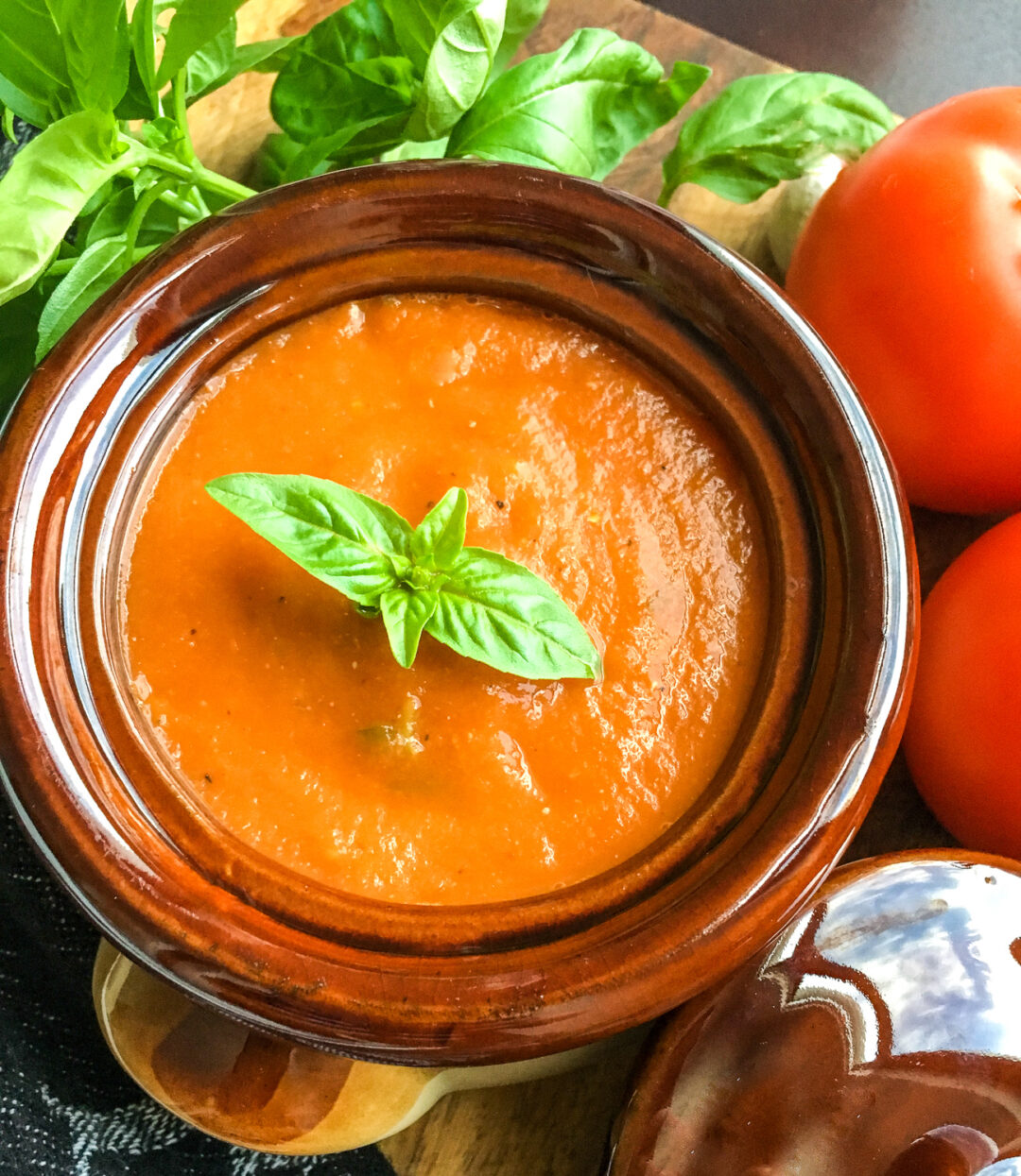 Instant Pot Tomato Basil Soup