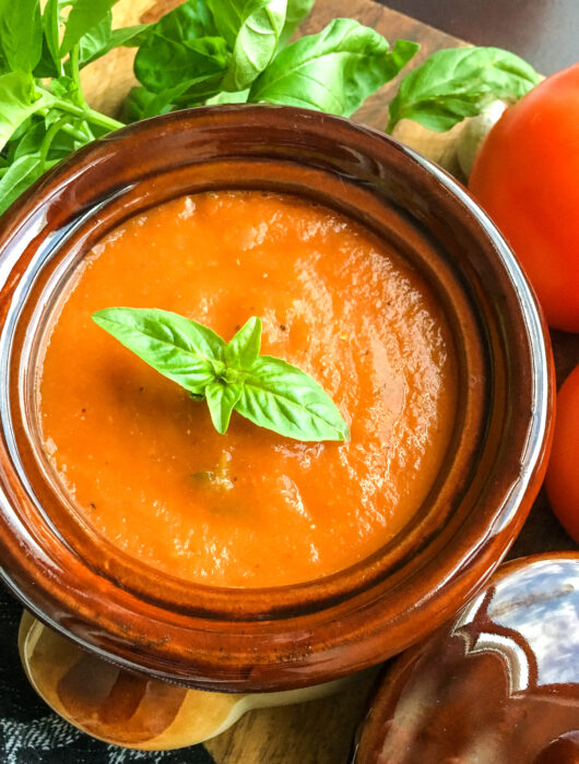 Instant Pot Tomato Basil Soup