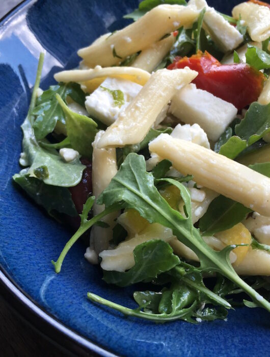 Vegetarian Greek Pasta Salad