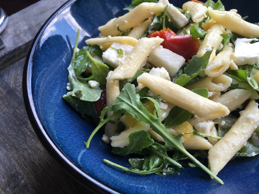 Vegetarian Greek Pasta Salad
