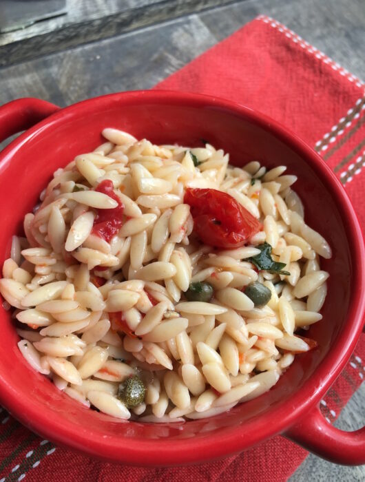 Vegan Italian Orzo Salad