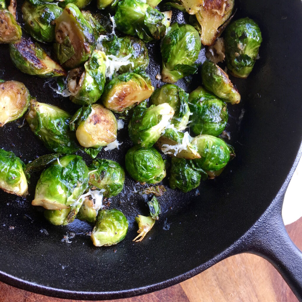 Vegan Roasted Brussels Sprouts 